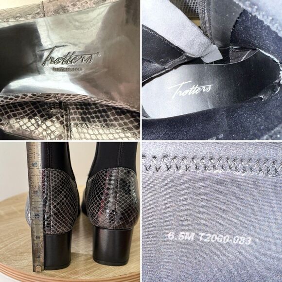 Trotters Women's Kippy Fashion Boot Dark Grey Size 6.5 M New - Picture 12 of 16